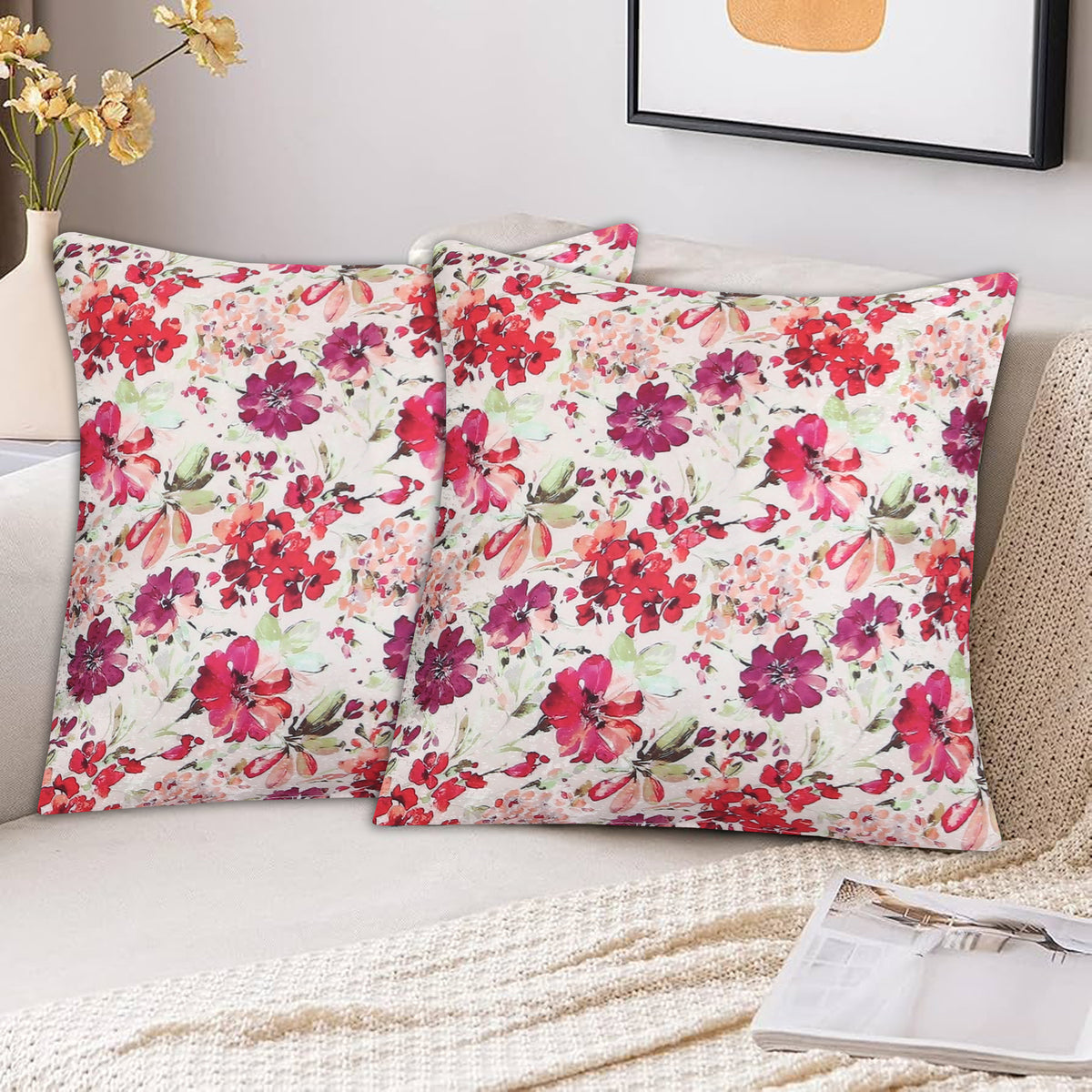 Rose Reverie Cushion Cover