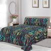 Neon Jungle King Bedsheet Set
