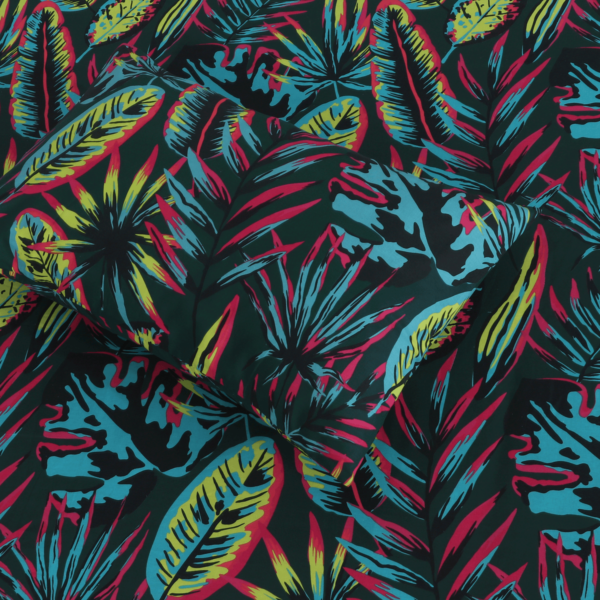 Neon Jungle King Bedsheet Set