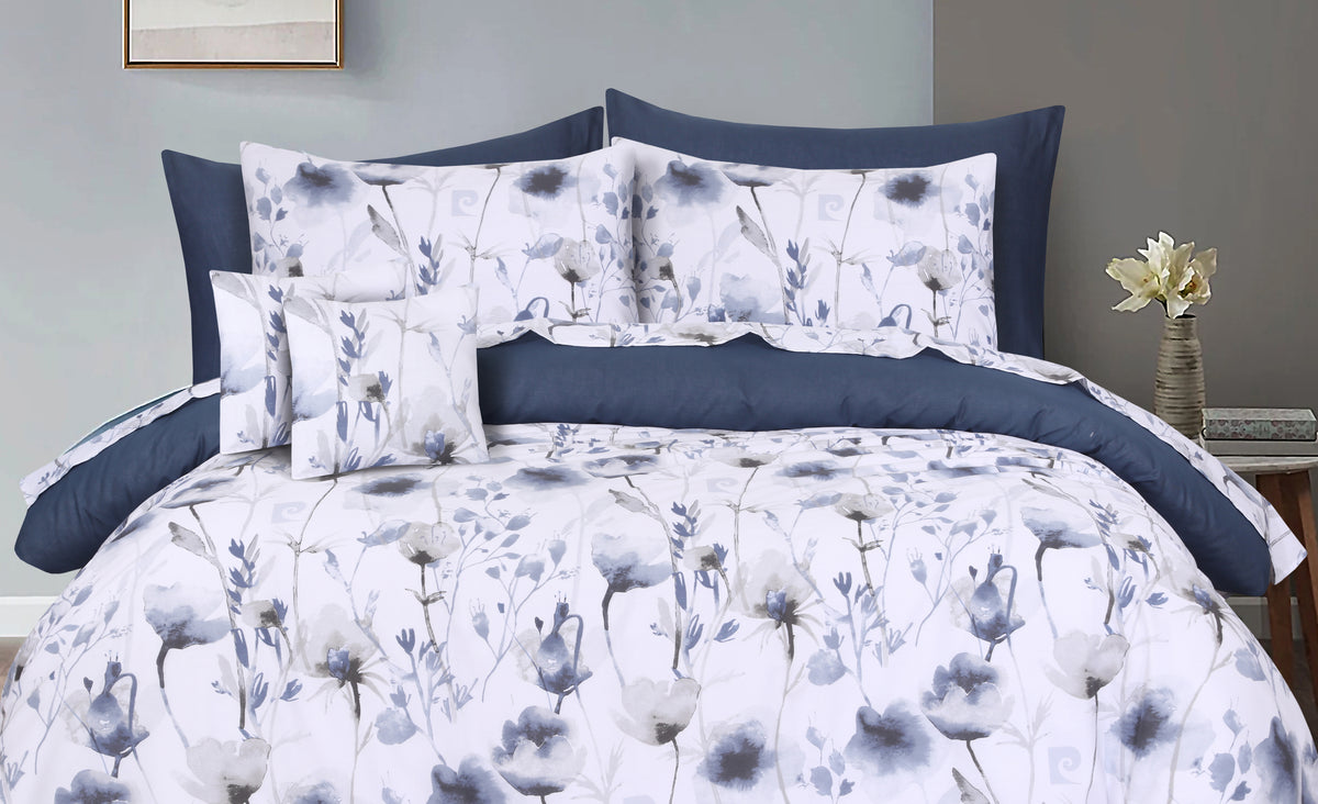 Ethereal Florals King Bedsheet Set