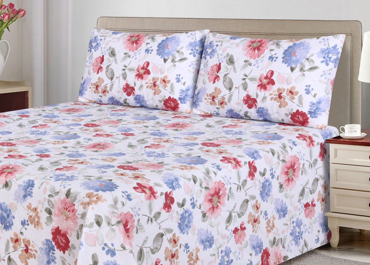 Ornate Oasis King Bedsheet Set