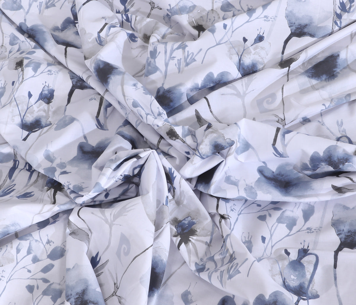 Ethereal Florals King Bedsheet Set