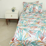 Tropical Sienna Cotton Sateen King Bedsheet Set
