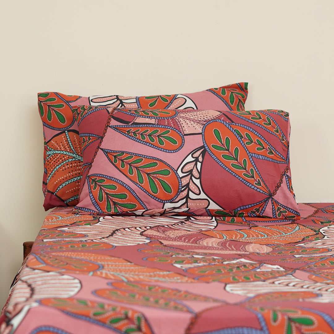 Strawberry Sherbet Single Duvet Cover & Comforter Set