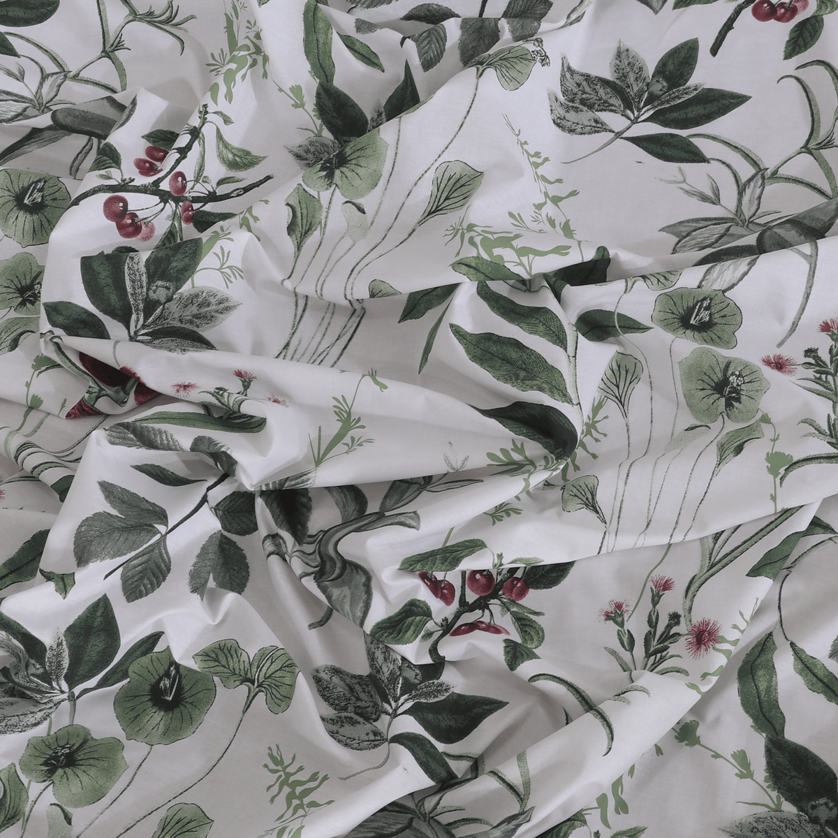 Ivory Garden King Bedsheet Set