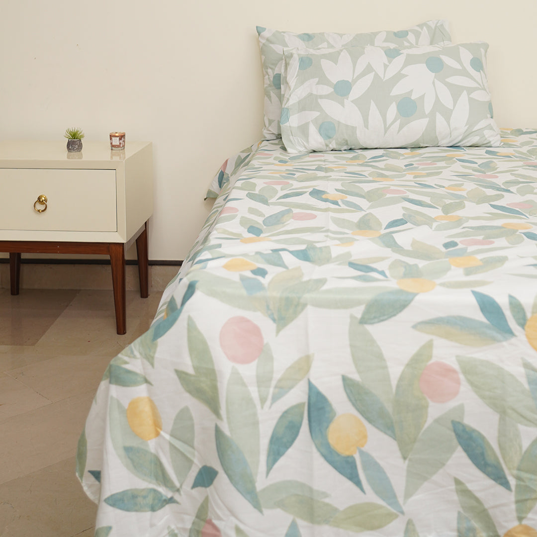 Mellow Garden Single Bedsheet Set