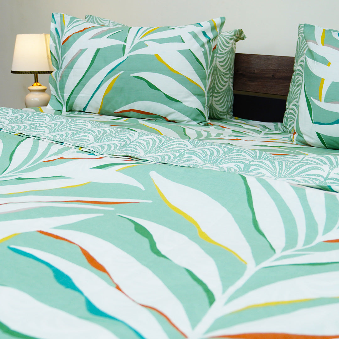 Emerald Garden Single Duvet Cover & Comforter Set