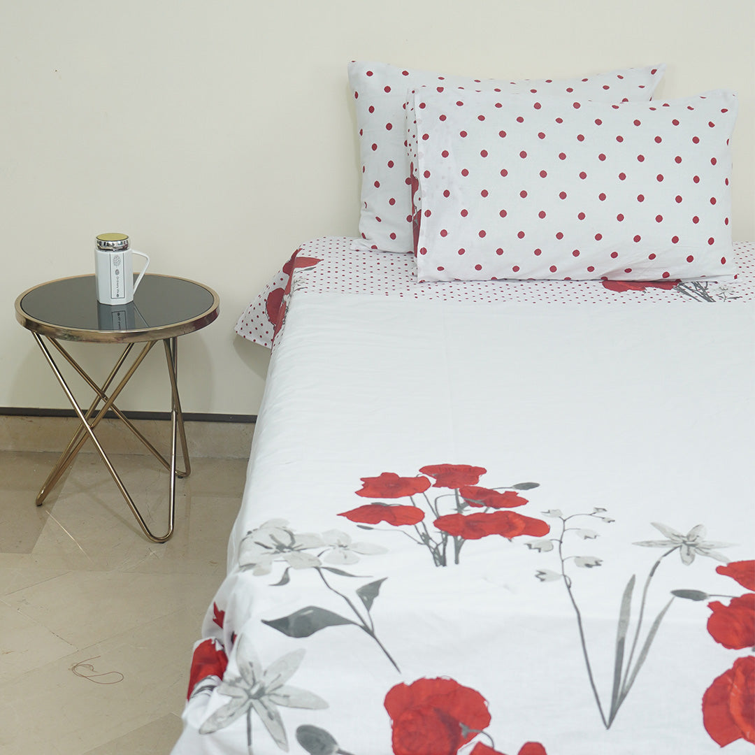 Bell n poppy Single Bedsheet Set
