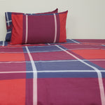 Check and Plaid Single Bedsheet Set