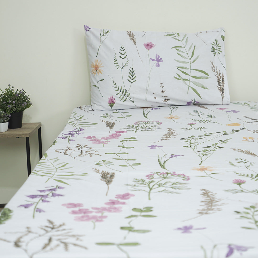 Lavendery Single Bedsheet Set