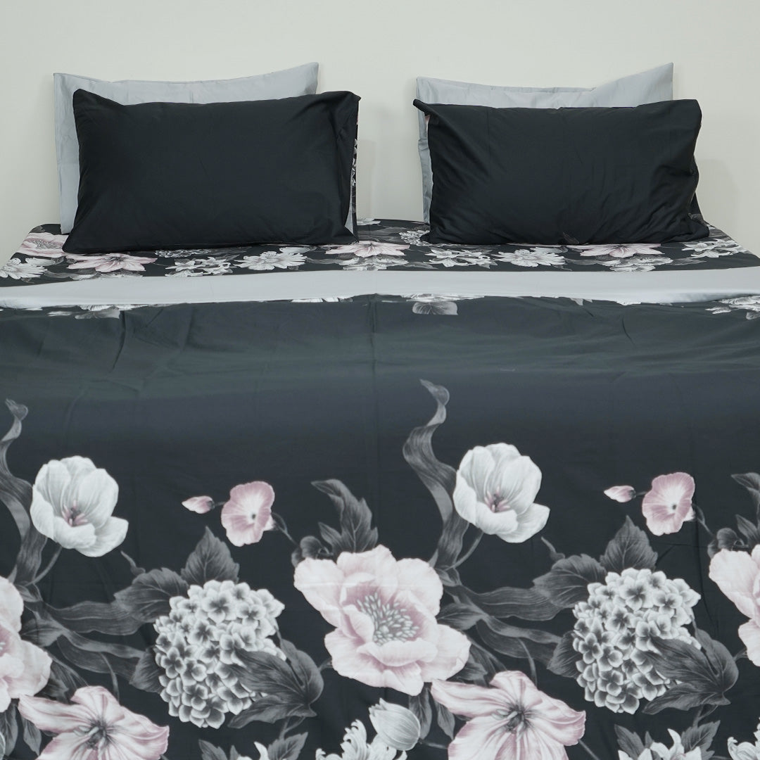 Primrose Cotton Sateen King Bedsheet Set