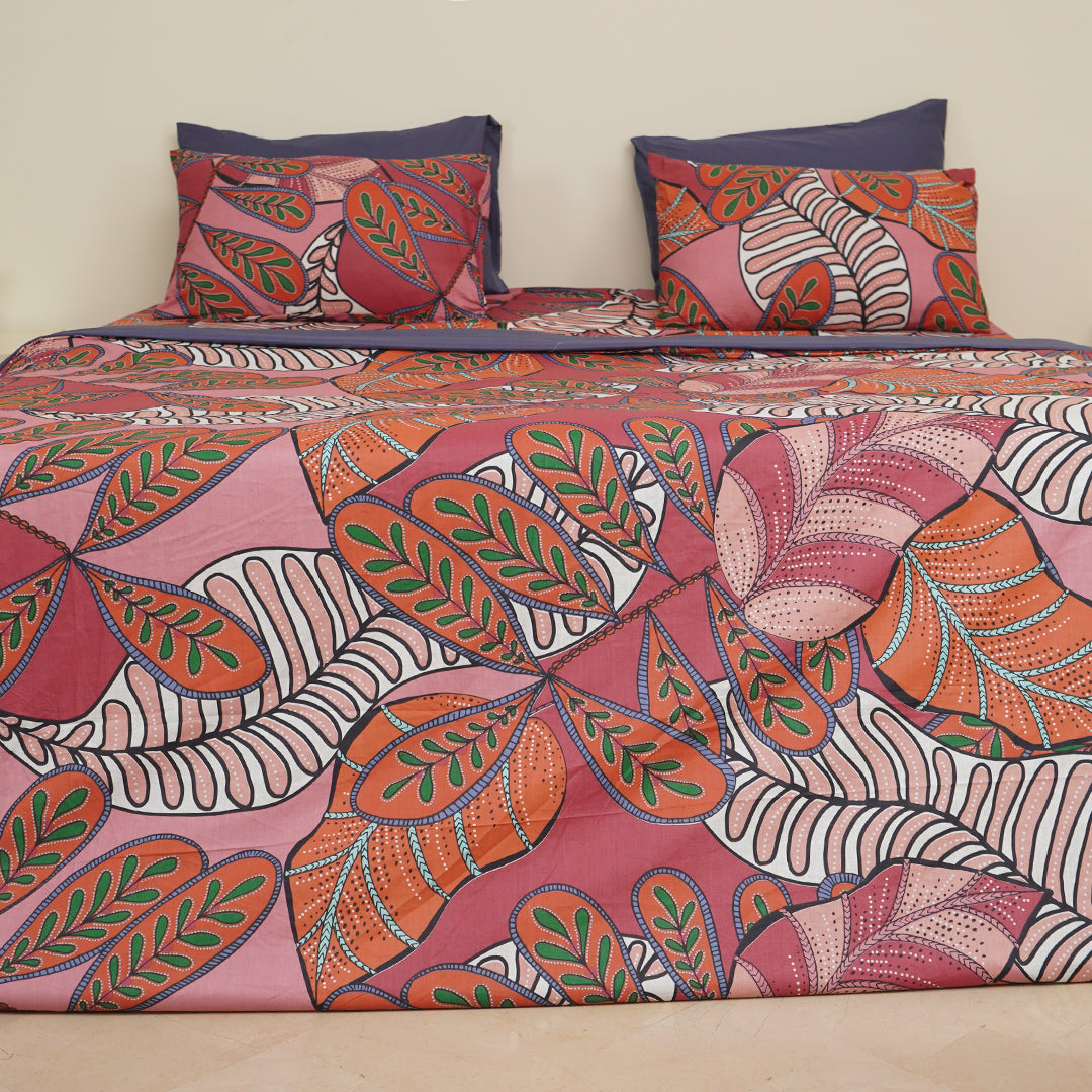 Strawberry Sherbet Single Duvet Cover & Comforter Set