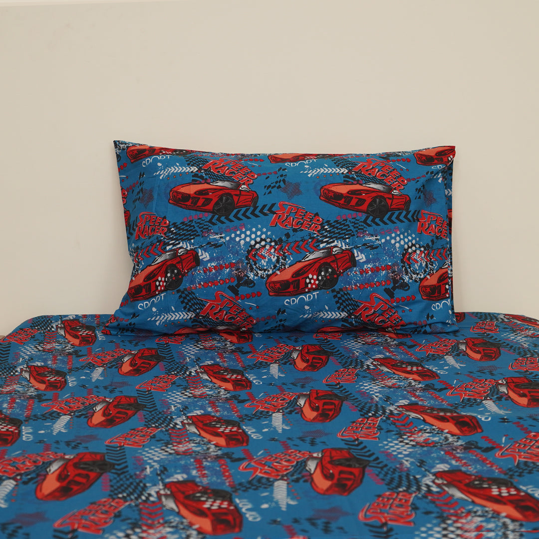 Speed Racer Kids Duvet Cover & Comforter Set