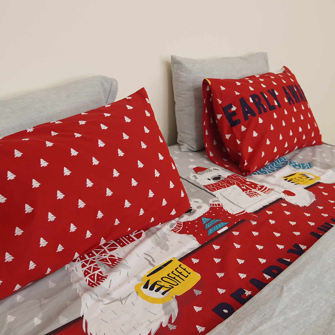 Holiday season Kids Duvet Cover & Comforter Set