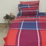 Check and Plaid Single Bedsheet Set