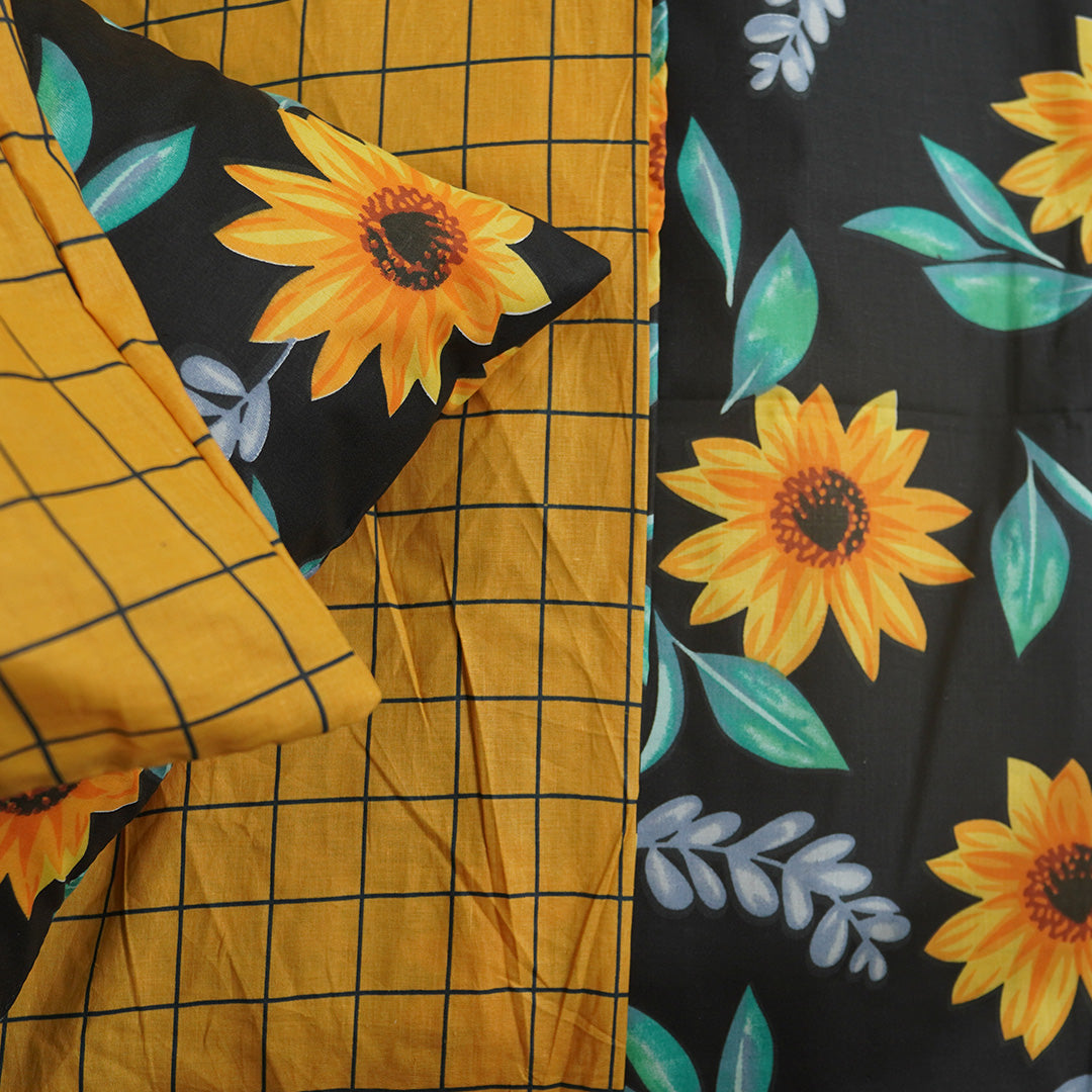 Sunny side up Single Duvet Cover & Comforter Set