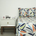 Leafy splash Single Bedsheet Set