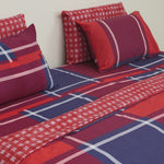 Check and Plaid Single Duvet Cover & Comforter Set