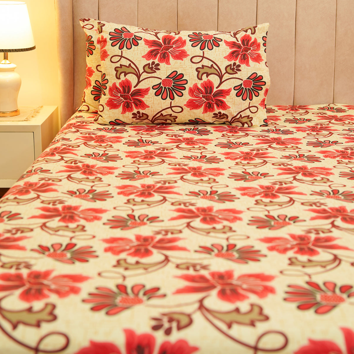 Red Rose King Duvet Cover & Comforter Set