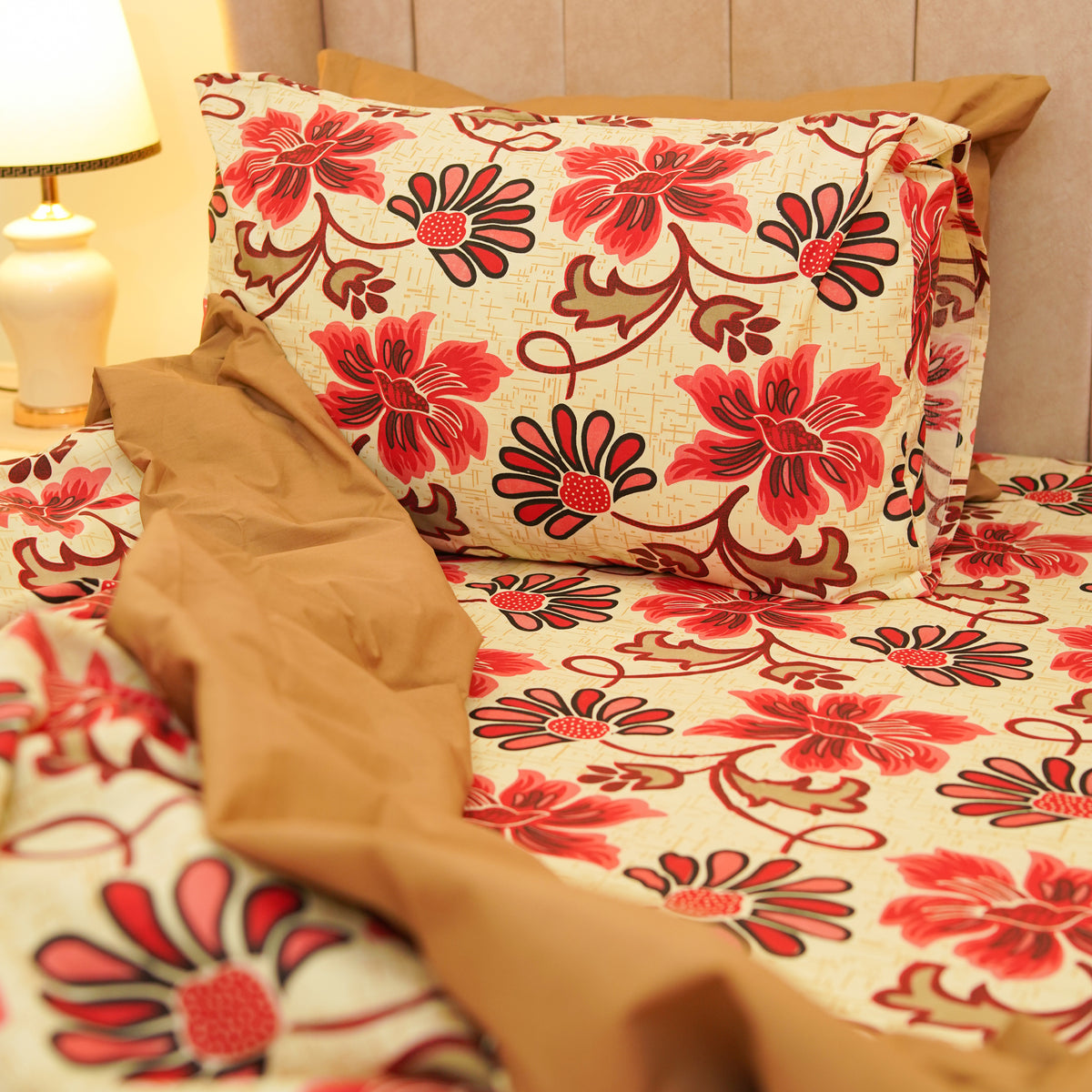 Red Rose King Duvet Cover & Comforter Set