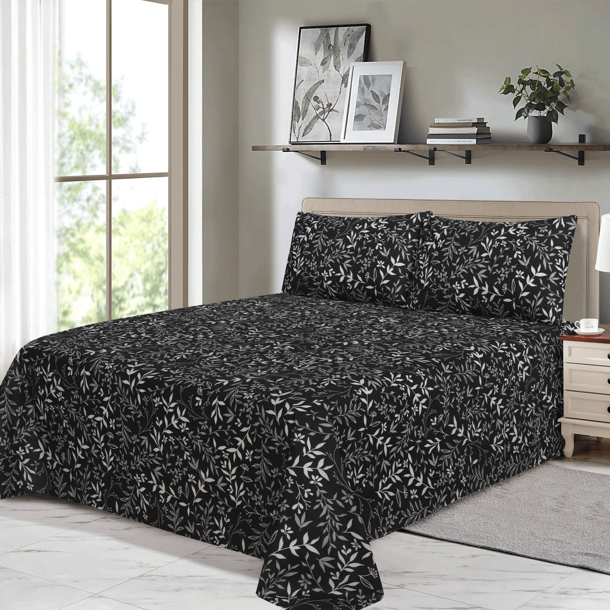 Twilight Garden Single Bedsheet Set