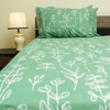 Emerald Blossom King Bedsheet Set
