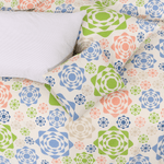 Floral Frames King Duvet Cover & Comforter Set
