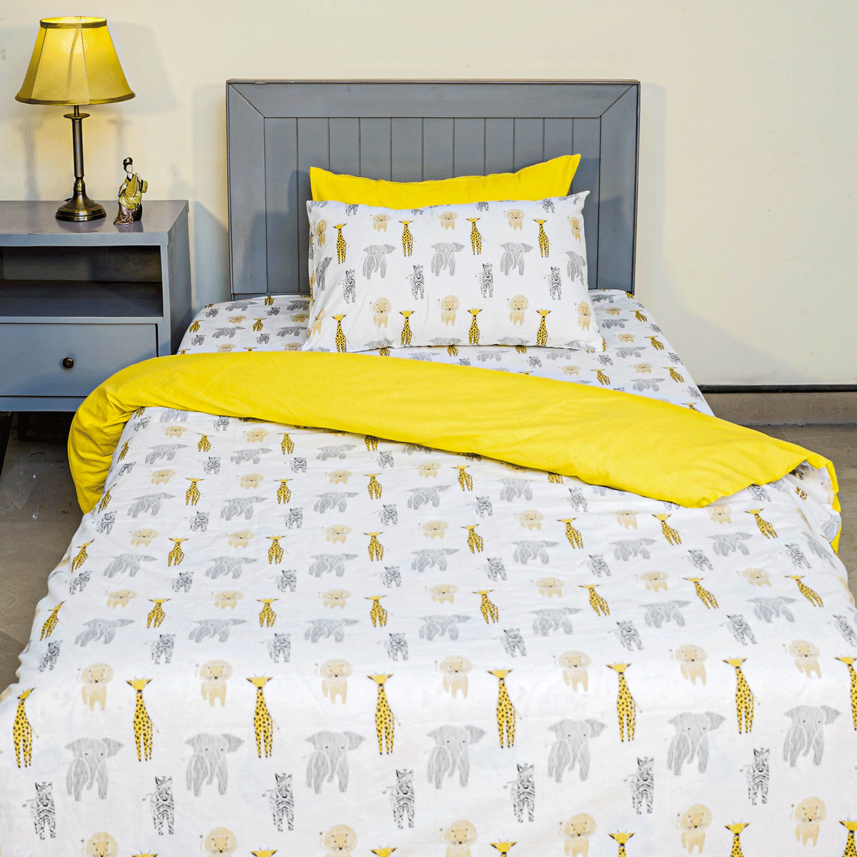 Safari Kids single Duvet Cover & Comforter Set