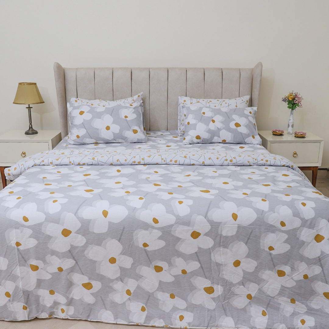Plumeria Single Bedsheet Set
