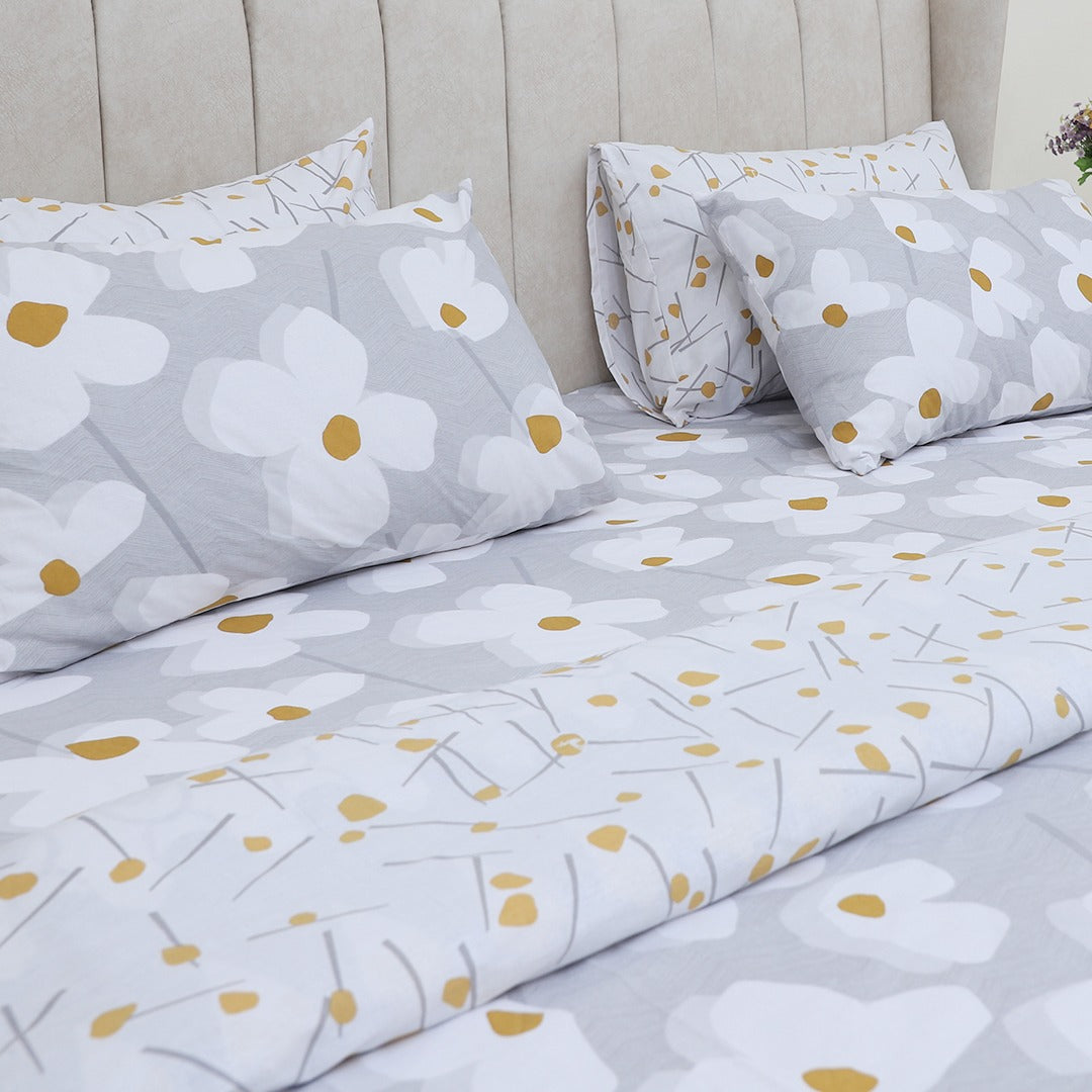 Plumeria Single Bedsheet Set