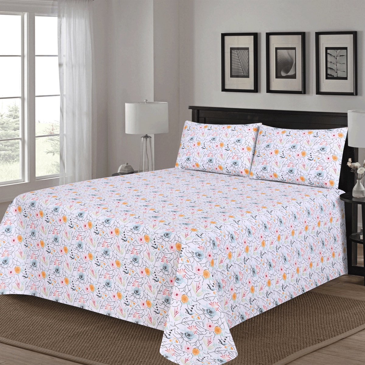 Pastel Passion King Bedsheet Set