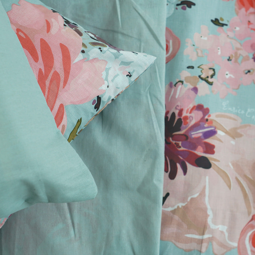 Spring Teatime Single Duvet Cover & Comforter Set