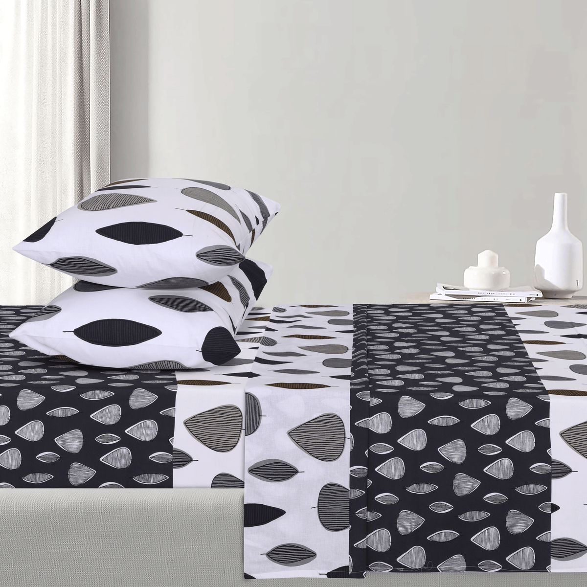 Twilight Leaves Single Bedsheet Set