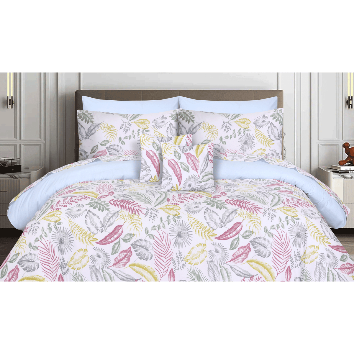 Regal Blossoms King Duvet Cover & Comforter Set