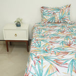 Tropical Sienna Cotton Sateen King Bedsheet Set