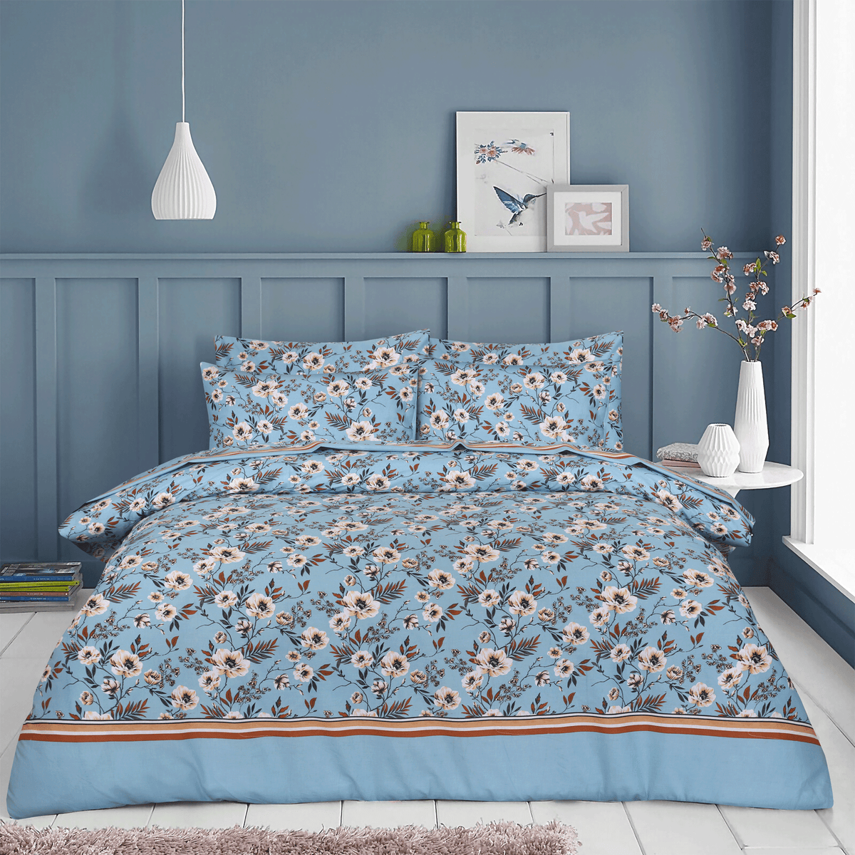 Magnolia Mist King Duvet Cover & Comforter Set