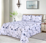 Ethereal Florals King Bedsheet Set