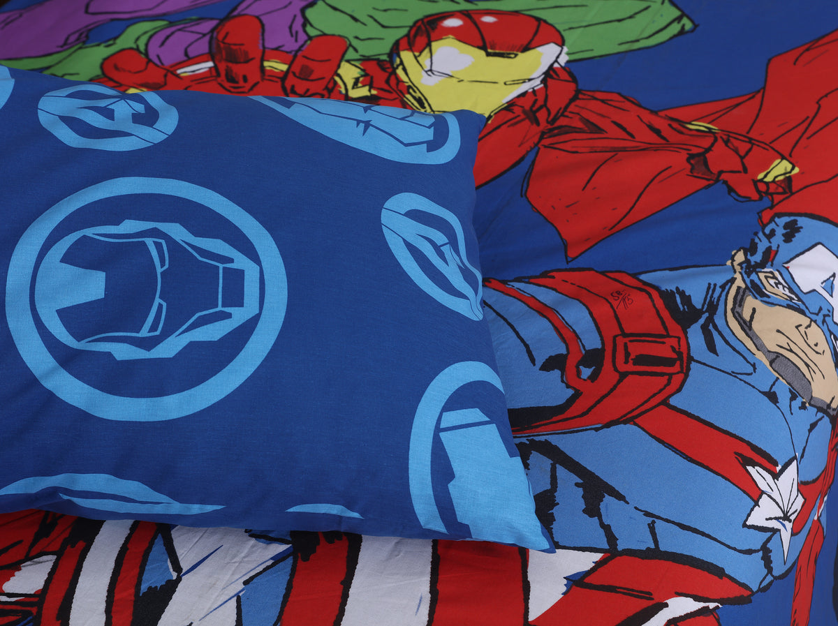 Avengers Army Kids Bedsheet Set