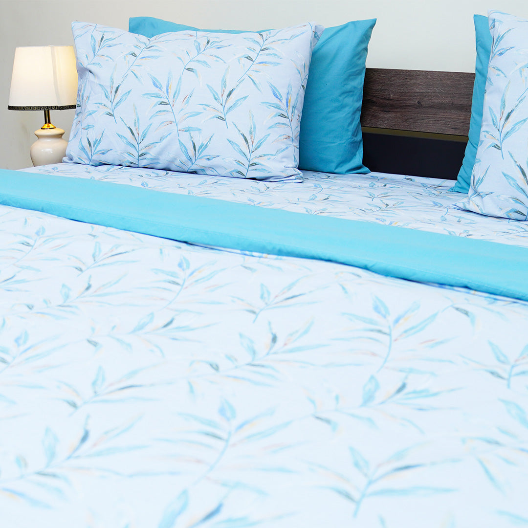 Azure Bliss King Bedsheet Set