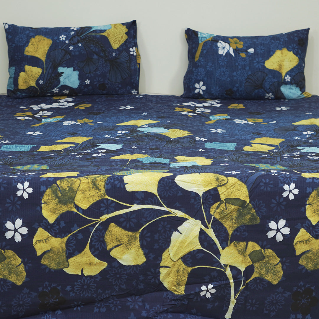 Leaf Shell Single Duvet Cover & Comforter Set