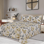 Golden Breeze King Bedsheet Set