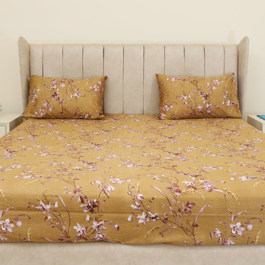 Daylilies Cotton Sateen King Duvet Cover & Comforter Set
