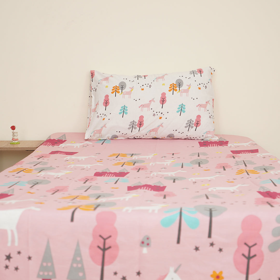Unicorn park Kids Duvet Cover & Comforter Set
