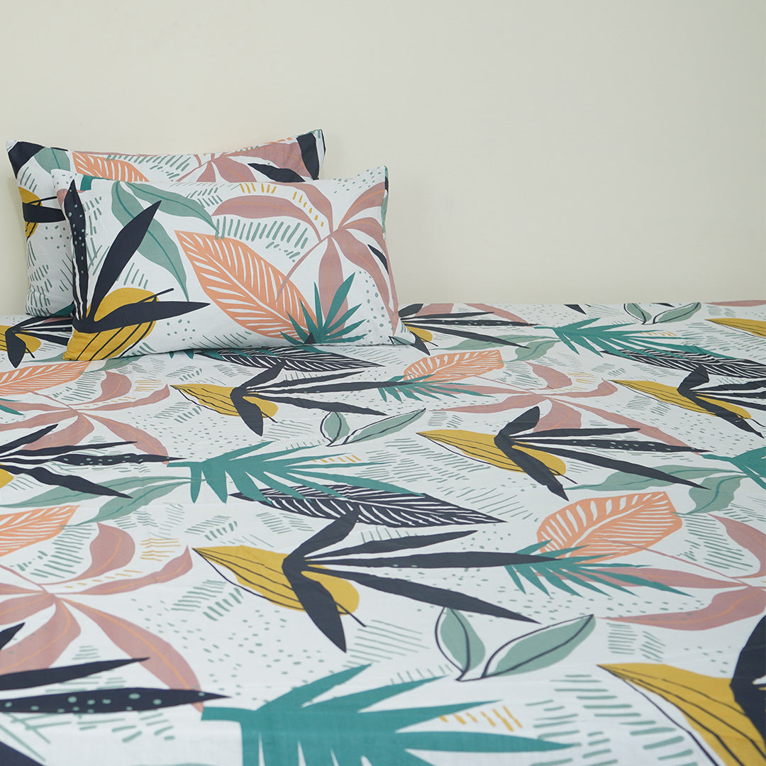 Leafy Galleria King Duvet Cover & Comforter Set