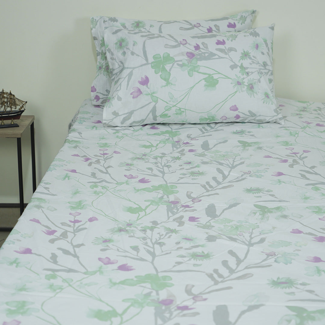 Minty Mulberry King Duvet Cover & Comforter Set