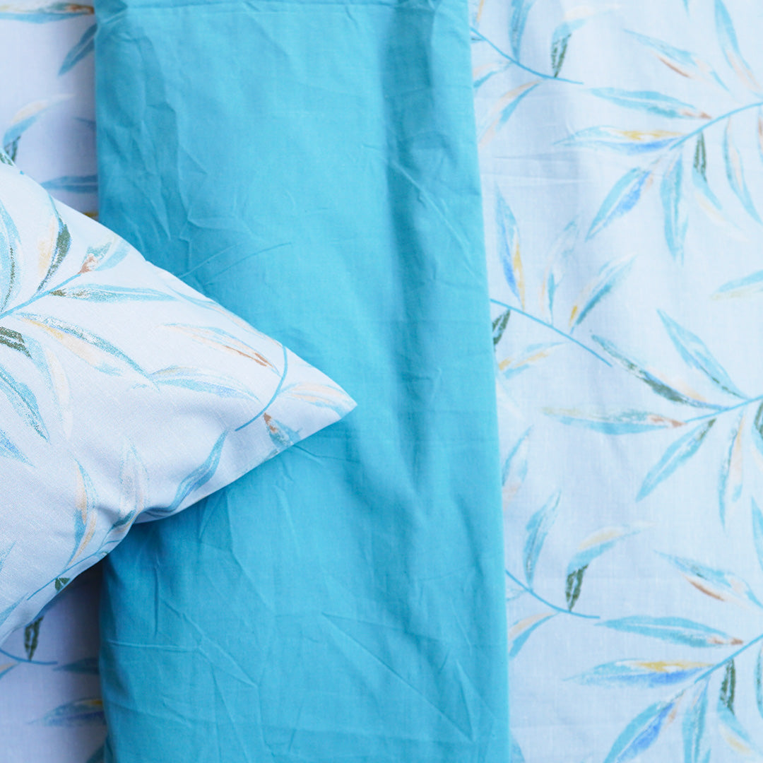 Azure Bliss King Bedsheet Set