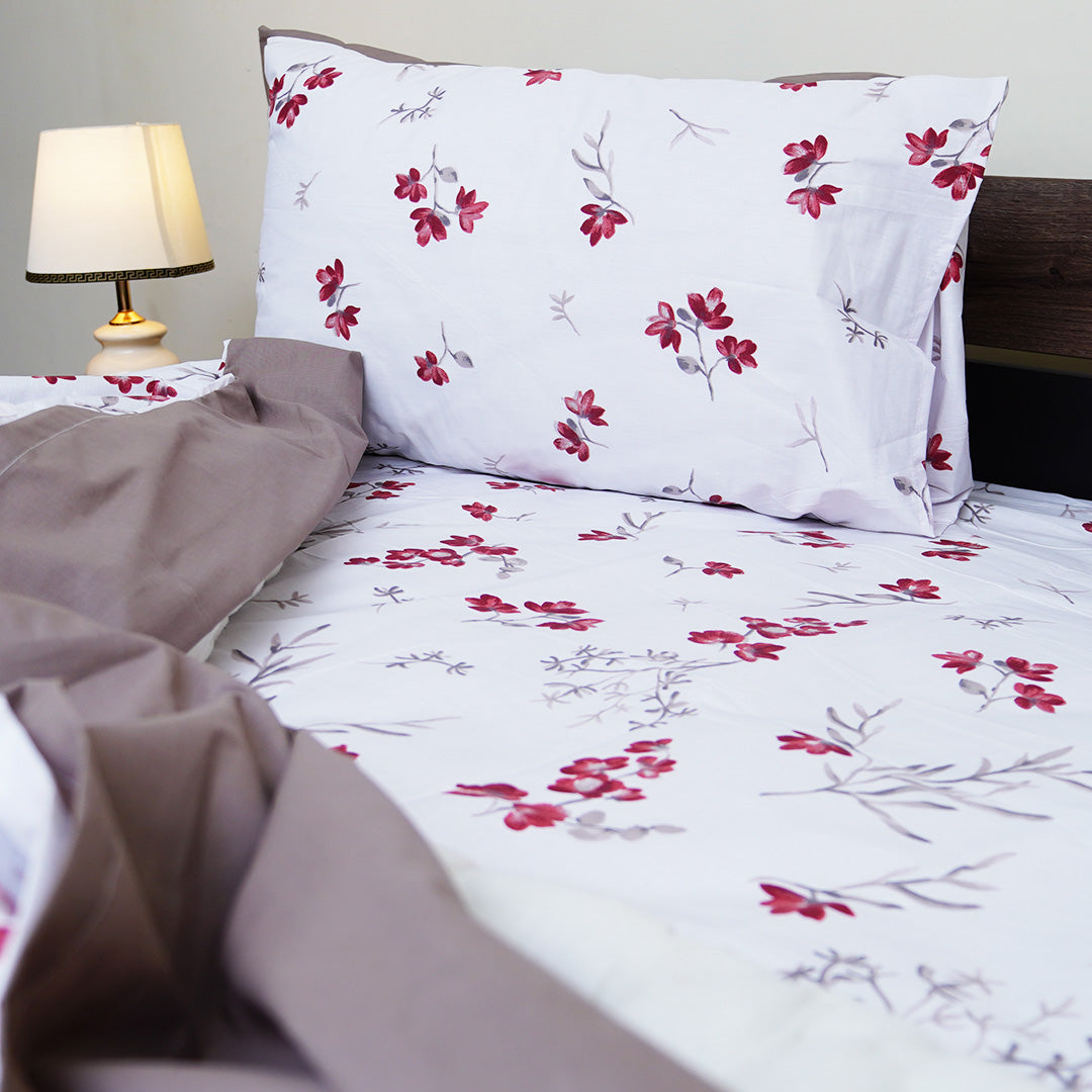 Ruby Rose Dream King Duvet Cover & Comforter Set