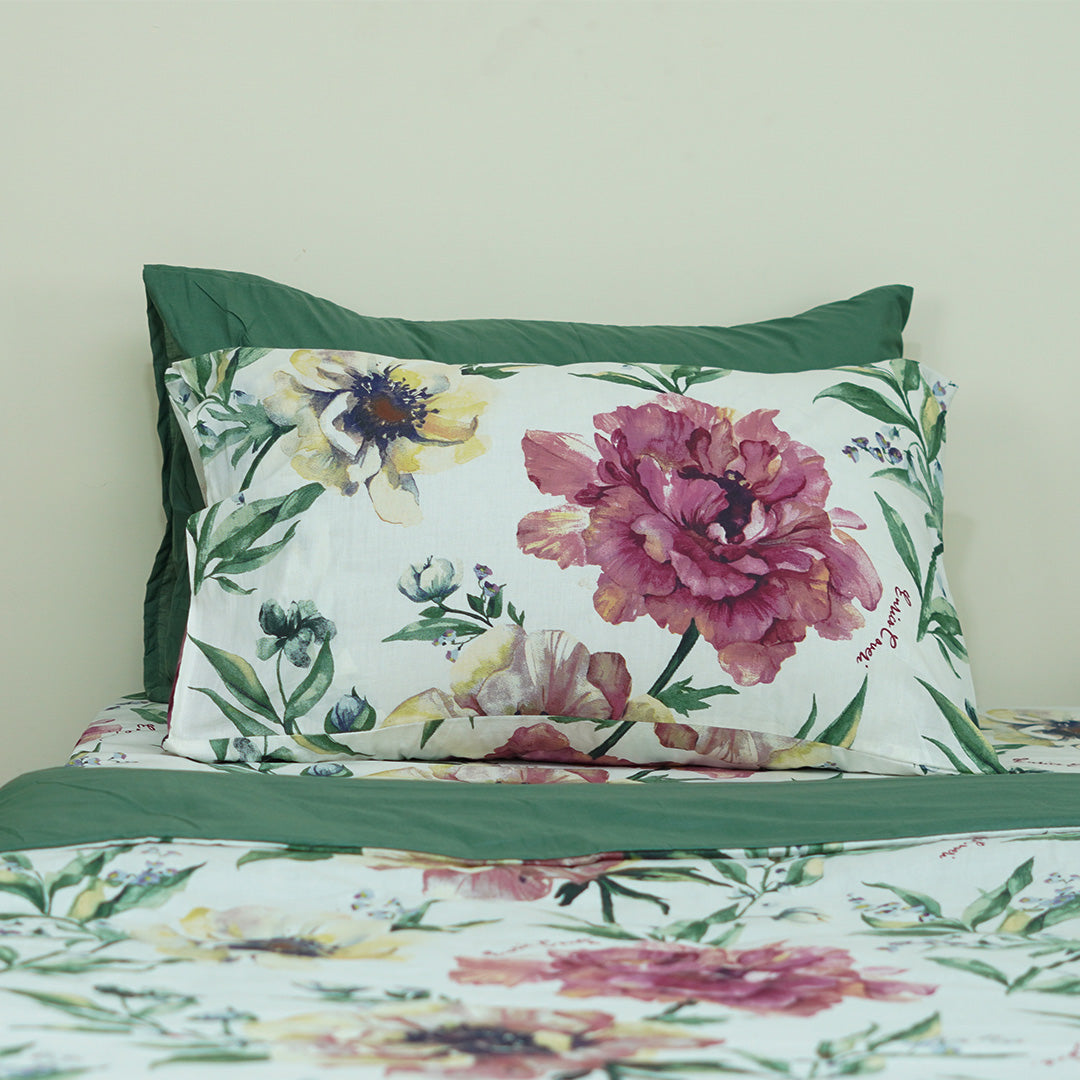 Botanical blush King Bedsheet Set