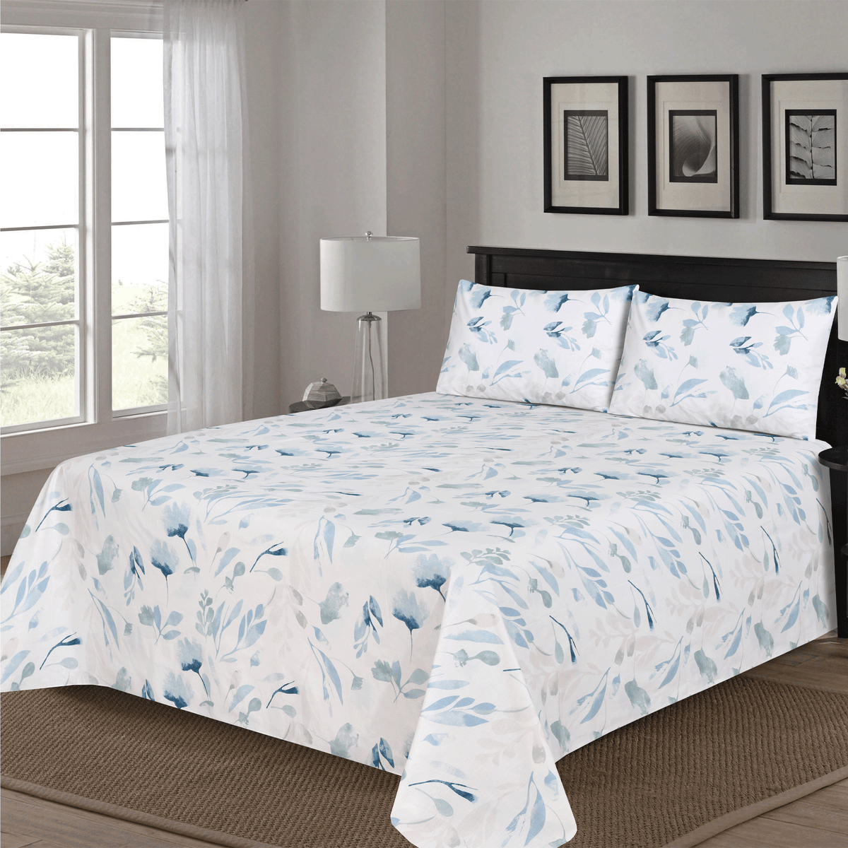 Vintage Petals King Bedsheet Set