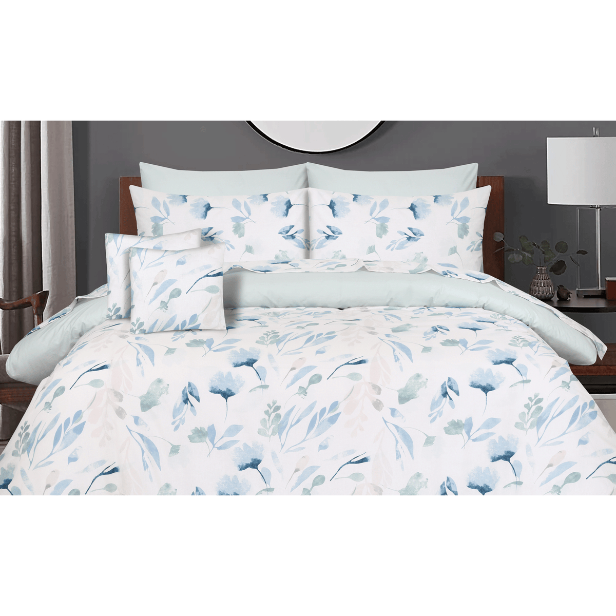 Vintage Petals King Duvet Cover & Comforter Set